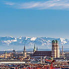 München, Frauenkirche, Panorama